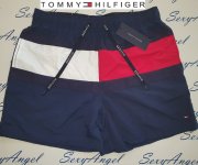 ++PÁNSKÉ PLAVKY KRAŤASY TOMMY HILFIGER++NAVY++M