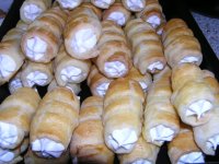 Kremrole s bílkovým sněhem s miniPOSTUPEM