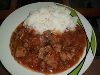 Kuřecí játra s dobrou omáčkou-moc děkuji Ivě