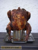 Beer Can Chicken - Kuře grilované na plechovce piva