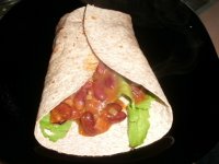 Tortilla plněná fazolmi-prostřeno.cz