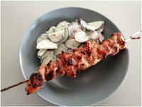 Okurkový přílohový salát