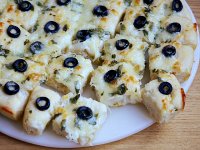 Trhací chlebová placka z remosky