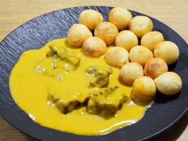 Hovězí s dýňovou omáčkou