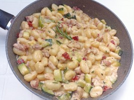 Gnocchi s cuketou